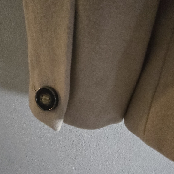Kenneth Cole Beige Double-Breasted Pea Coat - Picture 3 of 7